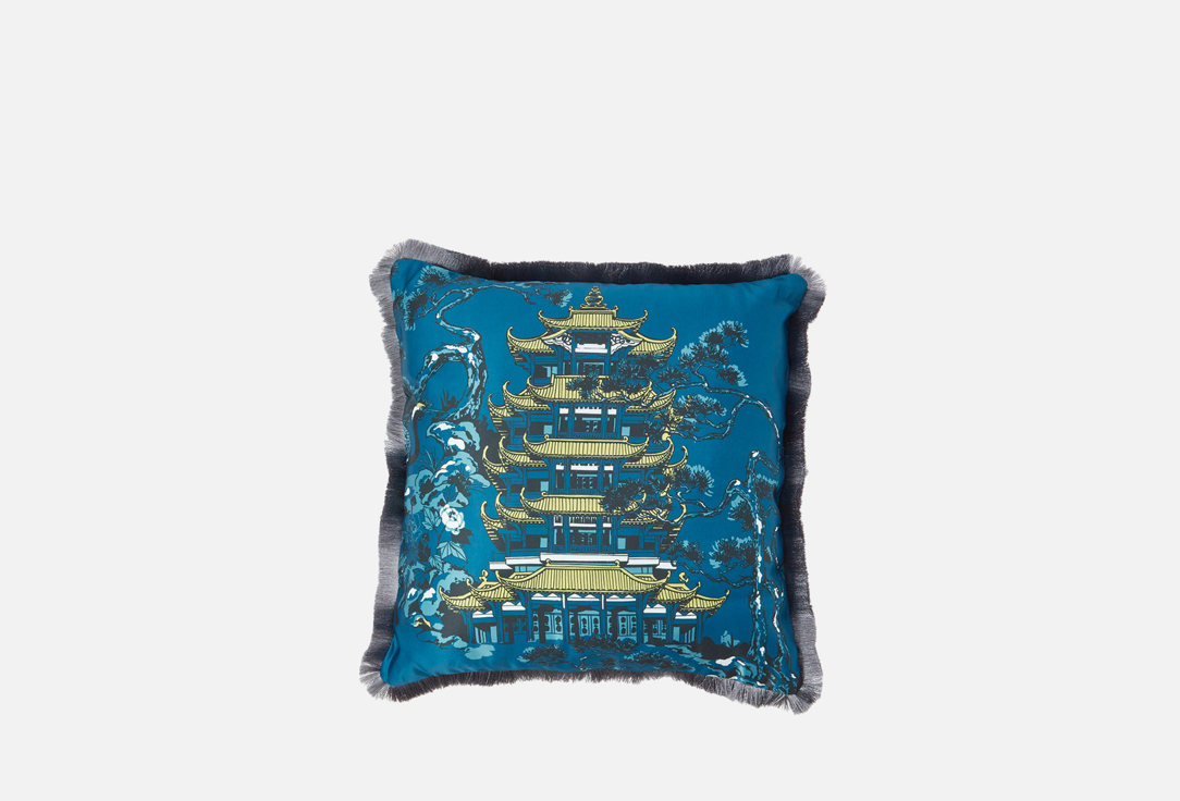 Изображение товара Декоративная подушка Moroshka Kitayskaya, blue, yellow, 40х40