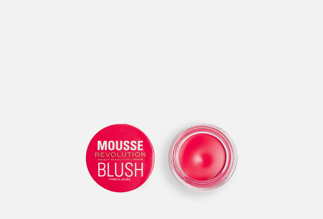 Кремовые румяна для лица MakeUp Revolution MOUSSE BLUSH Juicy fuchsia pink