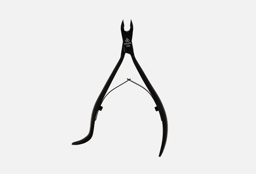 Изображение товара Кусачки для кутикулы Dewal черные глянцевые