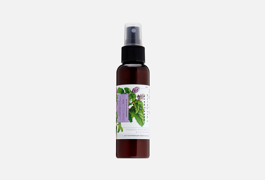 

Восстанавливающий эликсир для волос PRAVILNAYA KOSMETIKA, Indian Patchouli & Cinnamon 100 мл