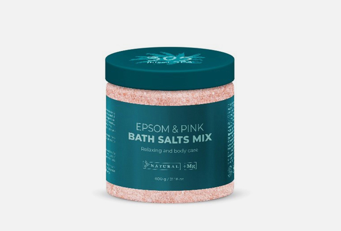 Соль для ванны 305 by Miami Stylists Epsom, Mg , Pink 
