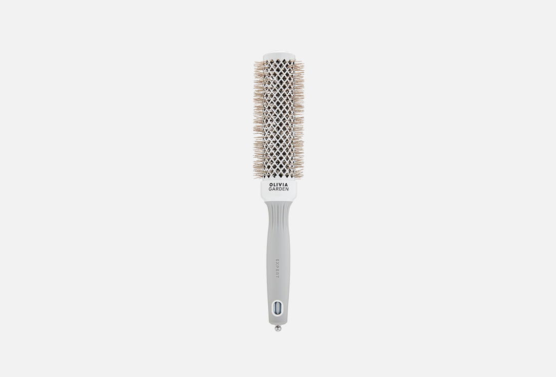 

Термобрашинг для волос OLIVIA GARDEN, EXPERT BLOWOUT SPEED XL Wavy Bristles White&Grey 35 мм 1 шт