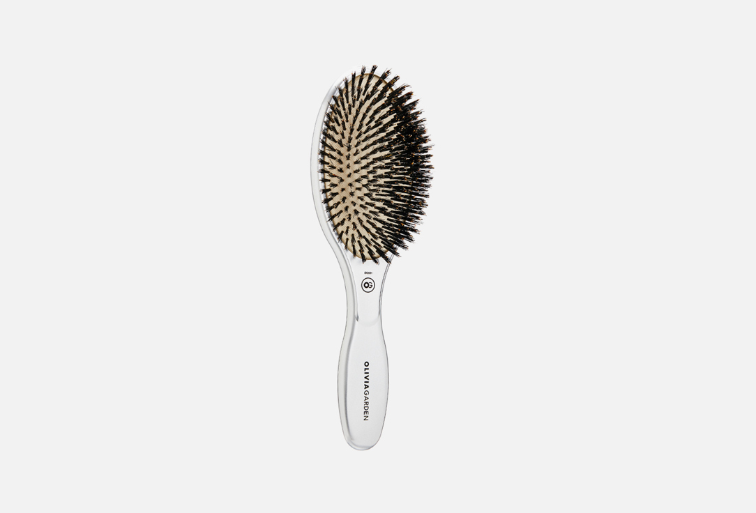 EXPERT CARE OVAL Boar Bristles Silver  1 шт