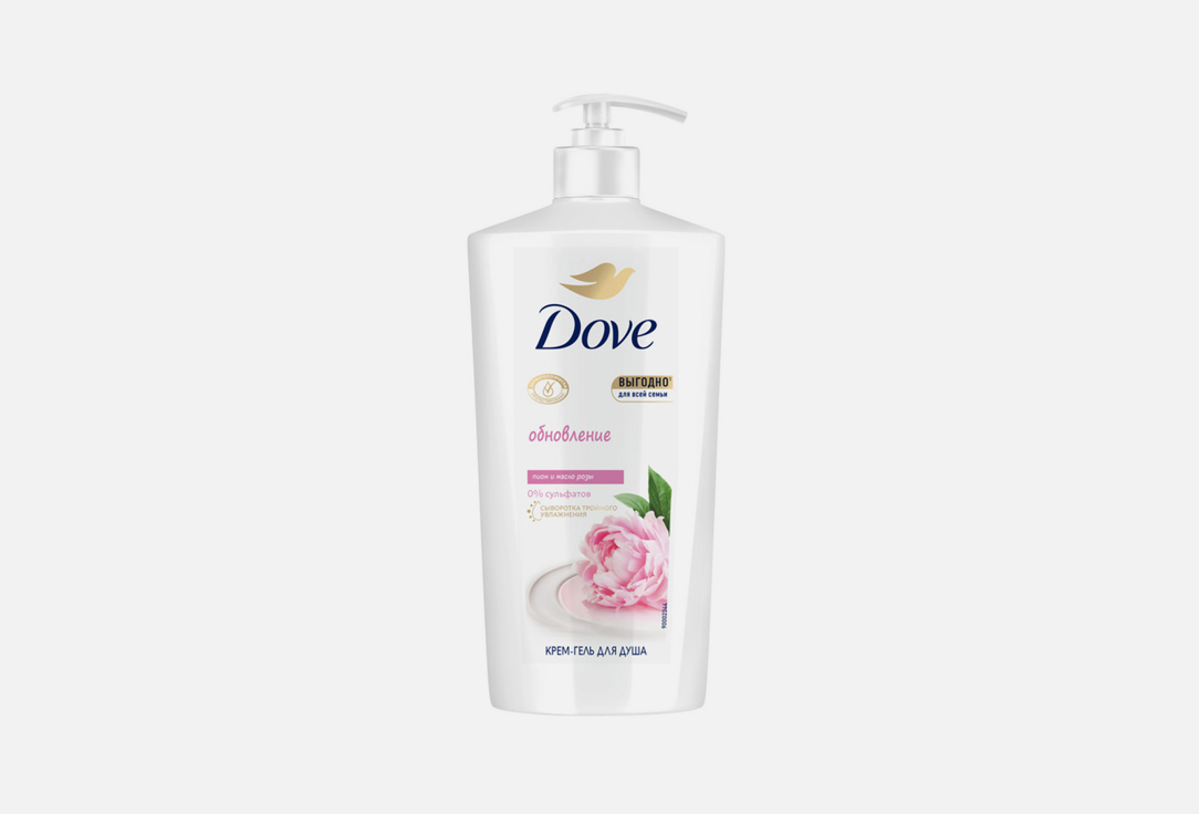 Dove DOVE КРЕМ-ГЕЛЬ ДЛЯ ДУША ДЛЯ ВСЕЙ СЕМЬИ СЛИВОЧНАЯ ВАНИЛЬ И ПИОН 610МЛ DOVE КРЕМ-ГЕЛЬ ДЛЯ ДУША ДЛЯ ВСЕЙ СЕМЬИ СЛИВОЧНАЯ ВАНИЛЬ И ПИОН 610МЛ