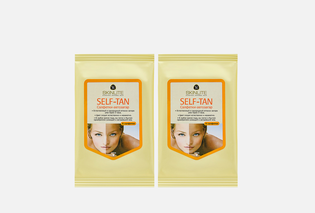 Салфетки-автозагар SKINLITE Self-tan 10 шт