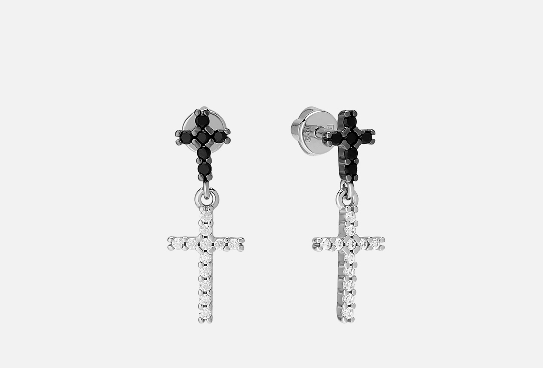 Изображение товара Пусеты серебряные Tosya с фианитами