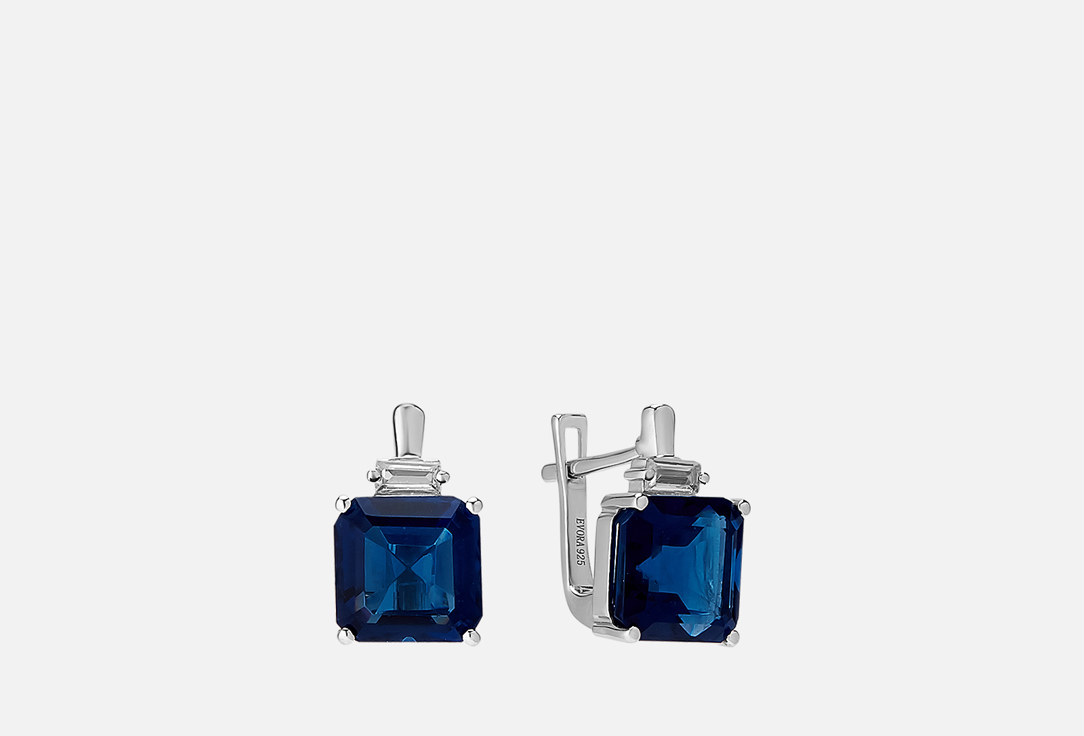 

Серьги серебряные TOSYA, С танзанитом 2 шт