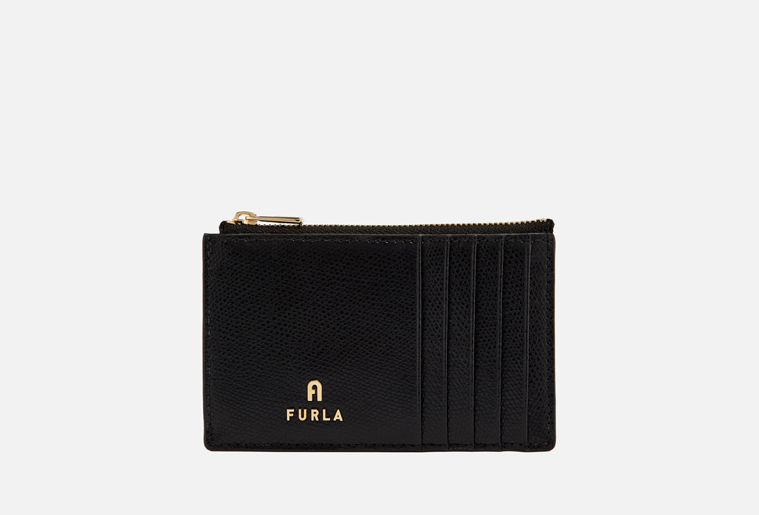 Изображение товара Кожаный картхолдер FURLA CAMELIA M ZIPPED Nero
