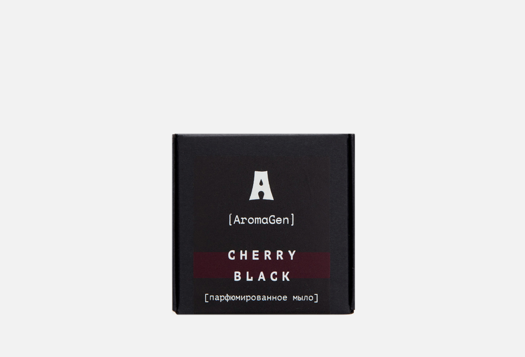 Парфюмированное твердое мыло для рук и тела AROMAGEN CHERRY BLACK 90 г