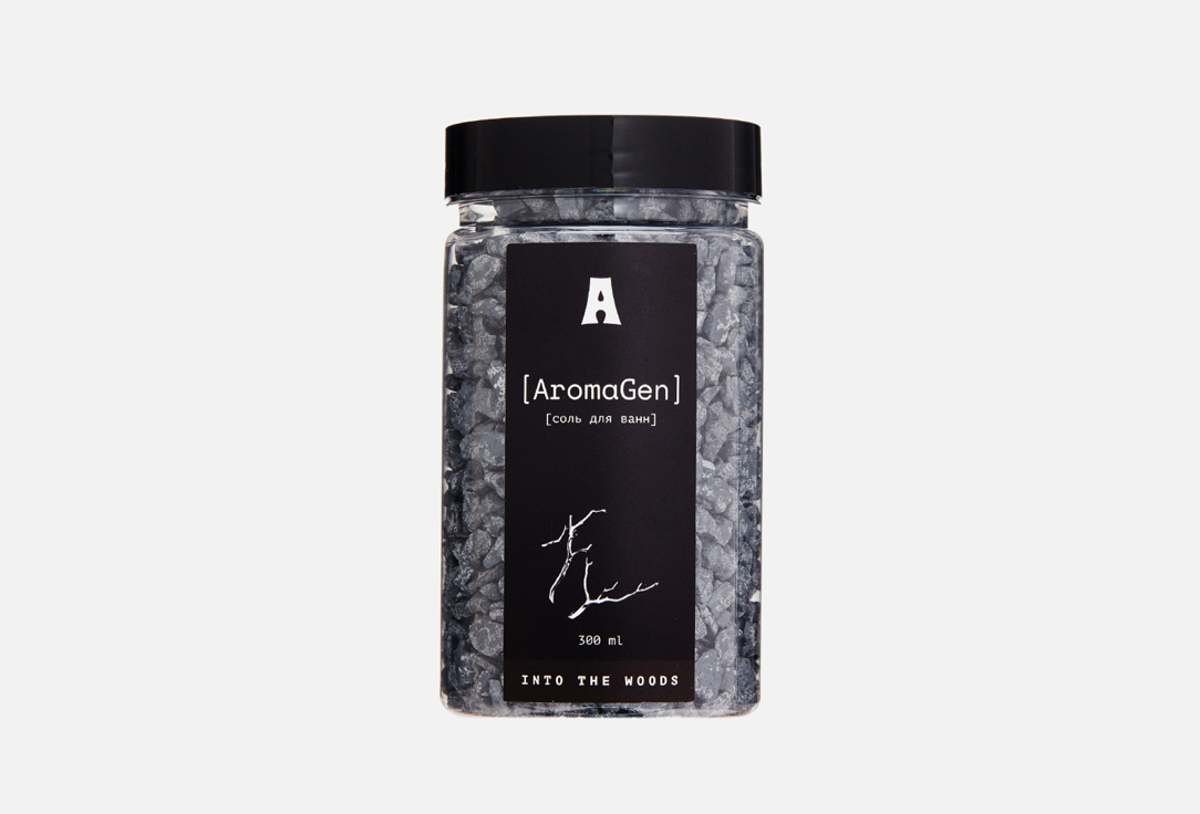 

Мерцающая соль для ванны AROMAGEN, INTO THE WOODS 300 мл