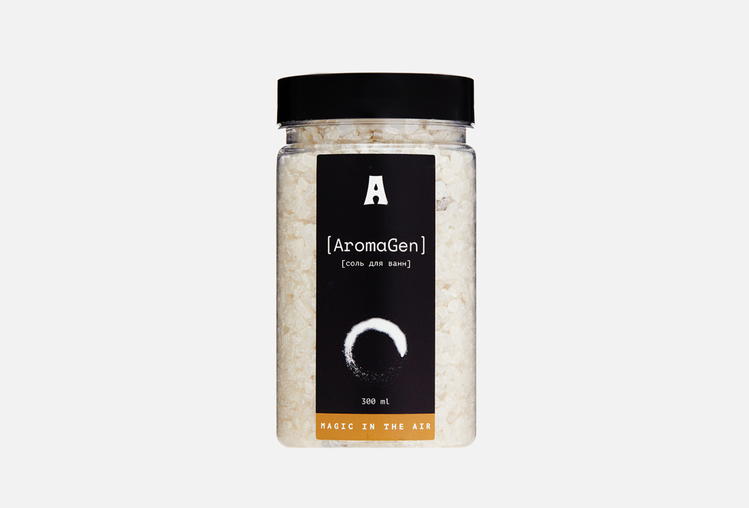 

Мерцающая соль для ванны AROMAGEN, MAGIC IN THE AIR 300 мл