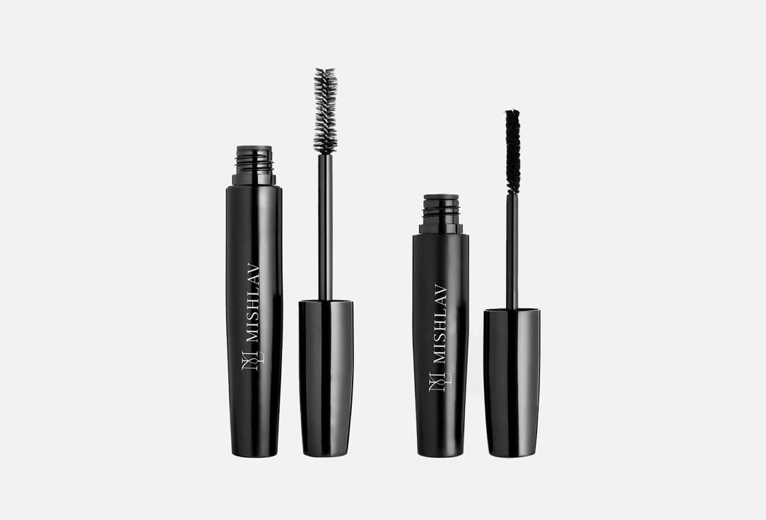 Двухфазная гель-тушь для ресниц Mishlav 3D Fiber Lashes 