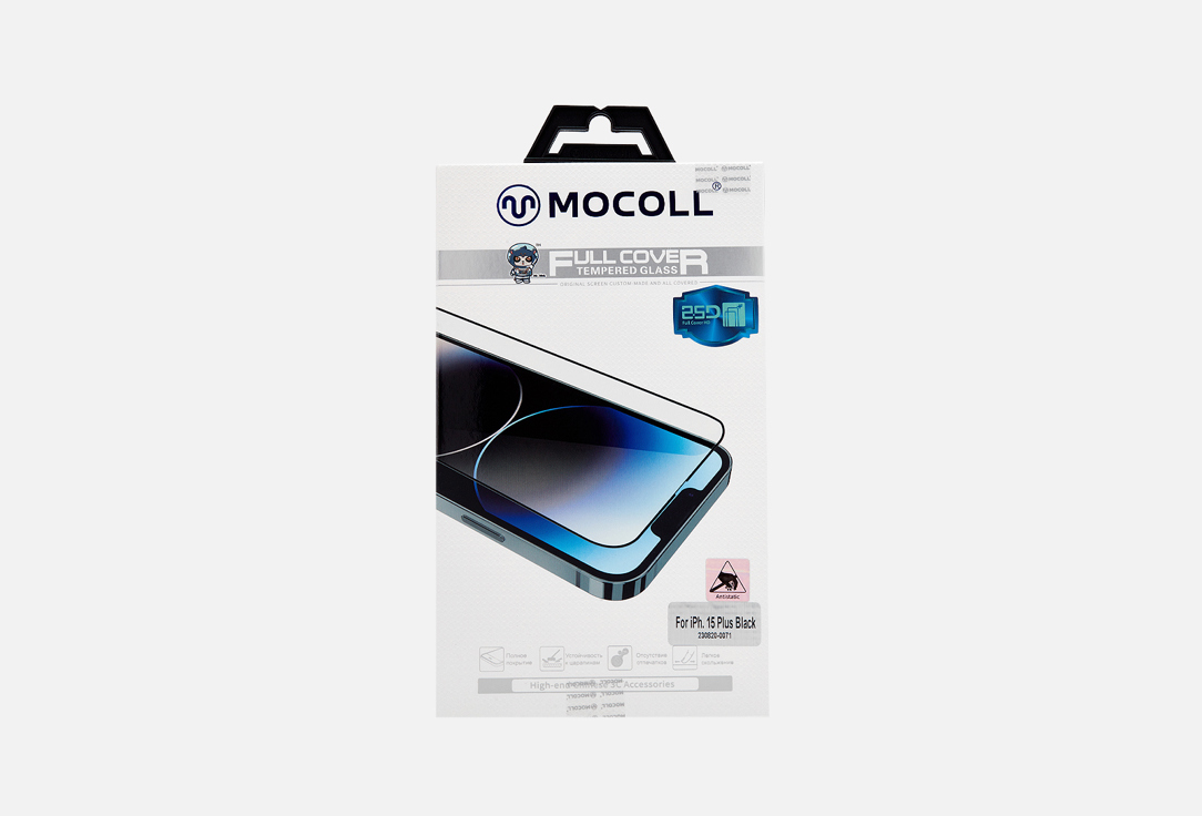 

Защитное стекло MOCOLL, 2.5D iPhone 15 Plus 1 шт
