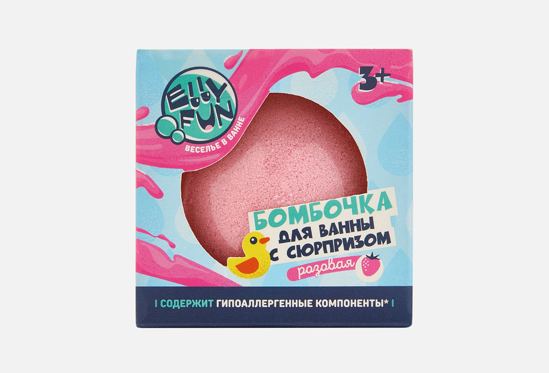 

Бомбочка для ванны ELLYFUN, Розовый 125 г