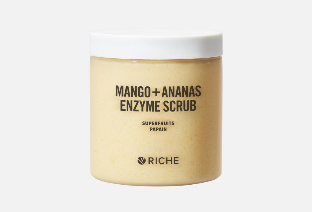 Изображение товара Энзимный скраб для тела RICHE Mango + Ananas 275 мл натуральный пилинг для всех типов кожи