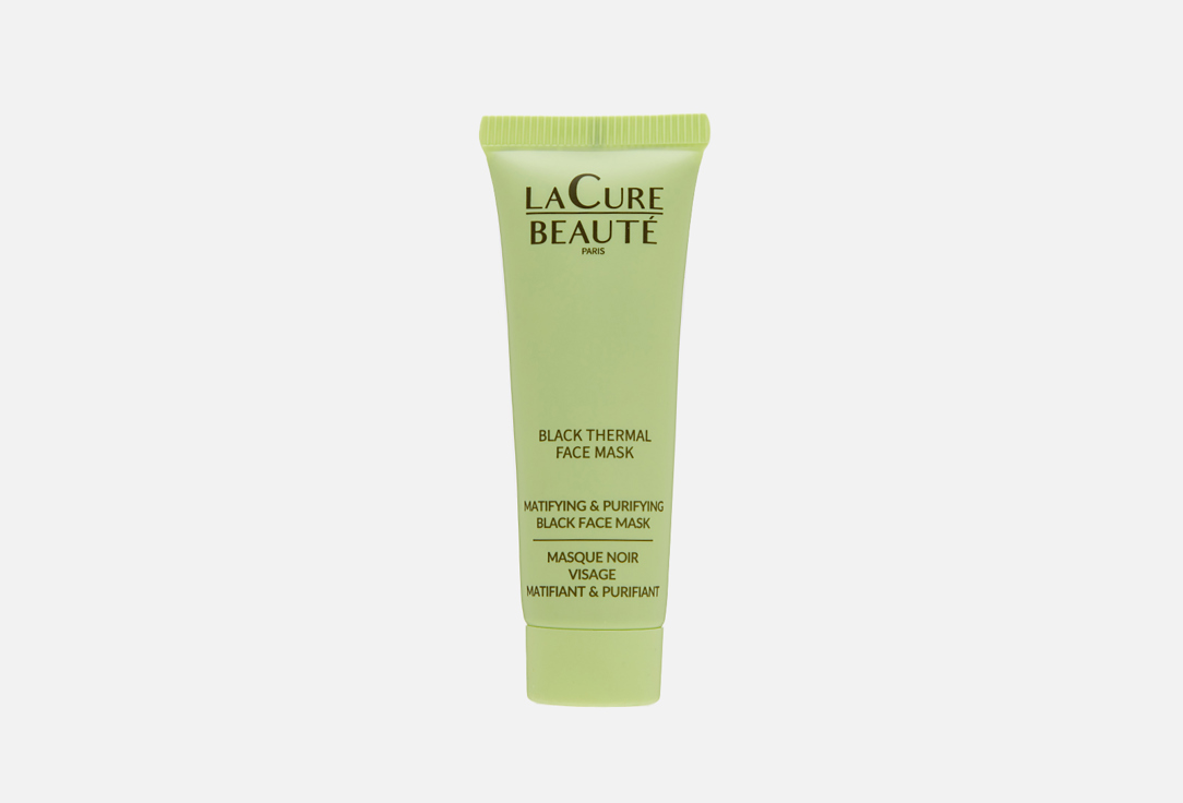 Очищающая и матирующая маска LA CURE BEAUTE Black Thermal 50 мл