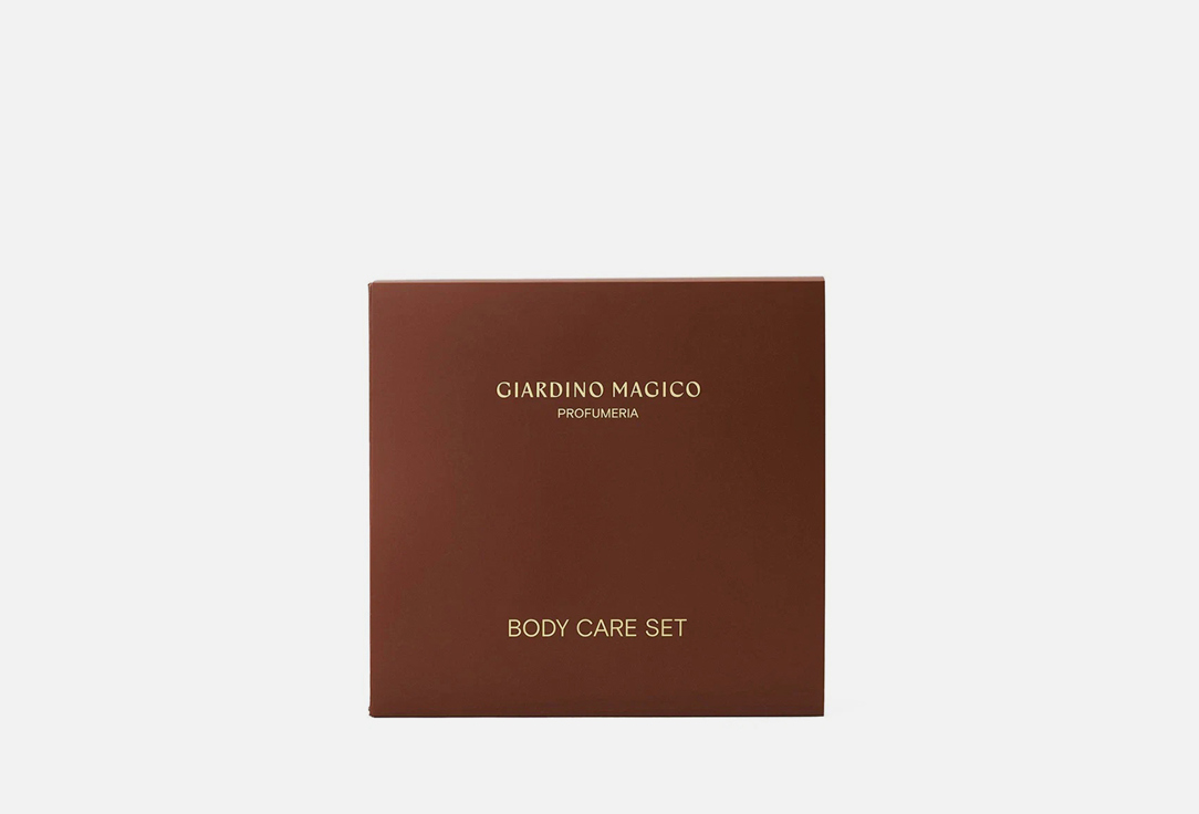 

ПОДАРОЧНЫЙ НАБОР ПО УХОДУ ЗА ТЕЛОМ GIARDINO MAGICO, ROSEMARY, VETIVER, AMBER 2 шт