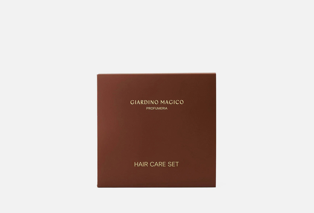 

ПОДАРОЧНЫЙ НАБОР ПО УХОДУ ЗА ВОЛОСАМИ GIARDINO MAGICO, MUSK, MANDARIN, SANTAL 2 шт