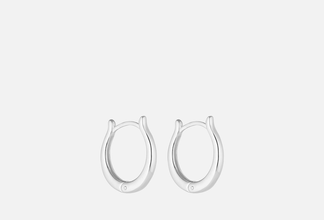 Изображение товара серьги-кликеры серебряные NANACODE ГЛАДЬ