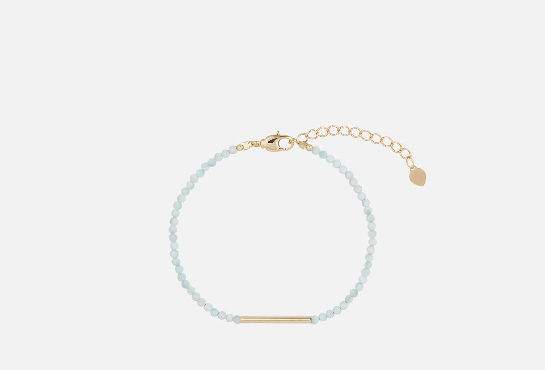 Изображение товара Браслет MORZA из гемиморфита с палочкой XS золотистый