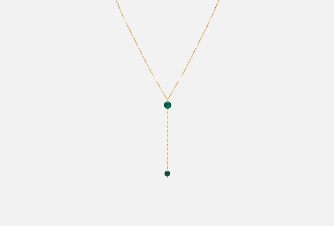 Изображение товара Сотуар MORZA с малахитом золотистый