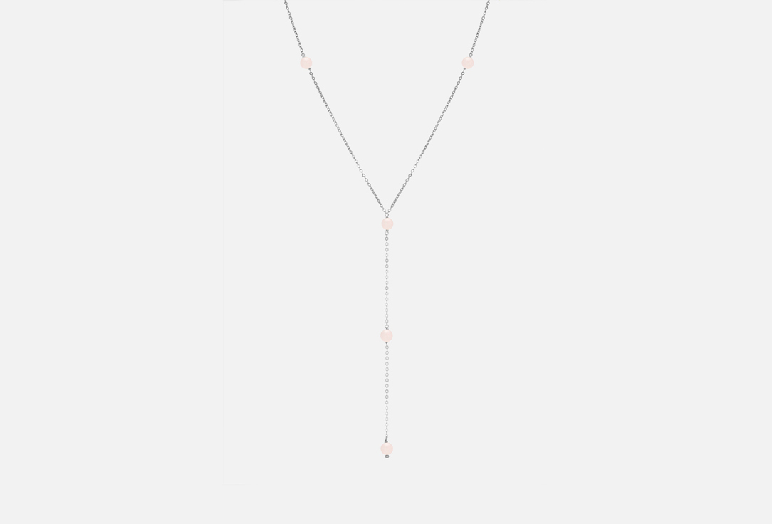 Изображение товара Сотуар MORZA с розовым кварцем серебристый