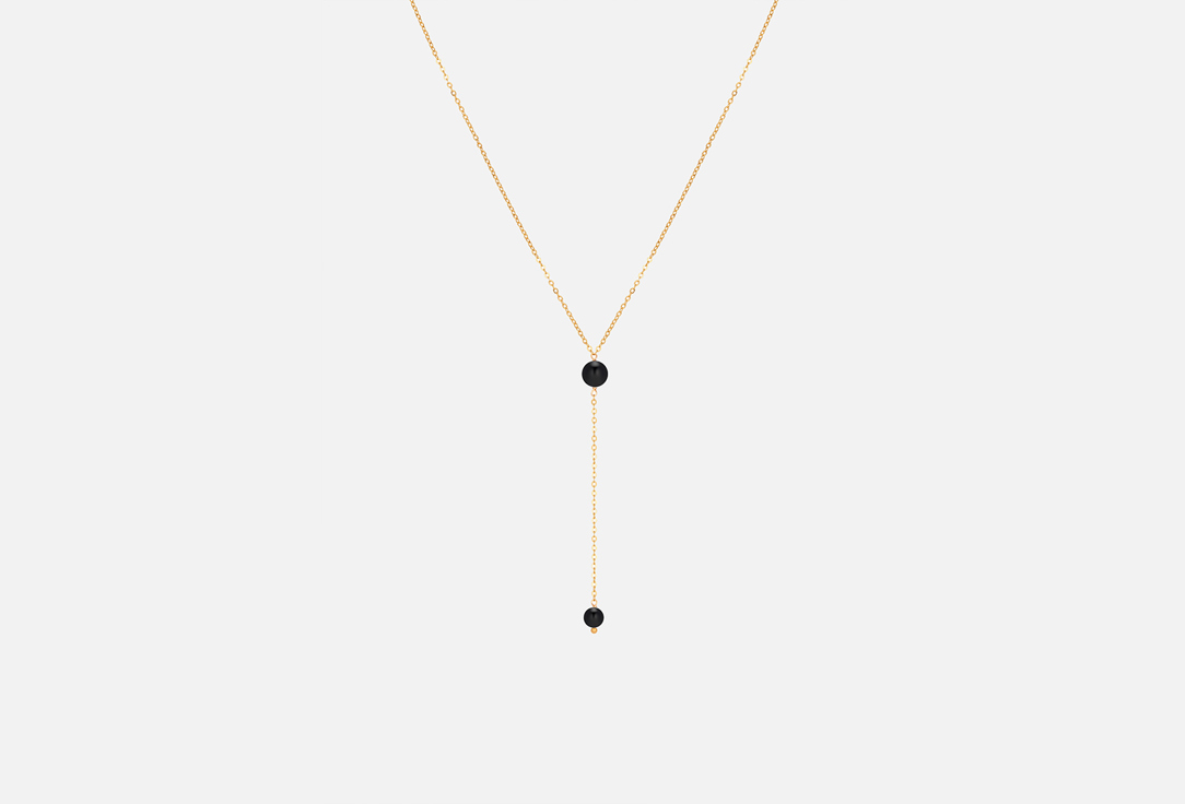 Изображение товара Сотуар MORZA с черным агатом из латуни и позолотой, 47 см