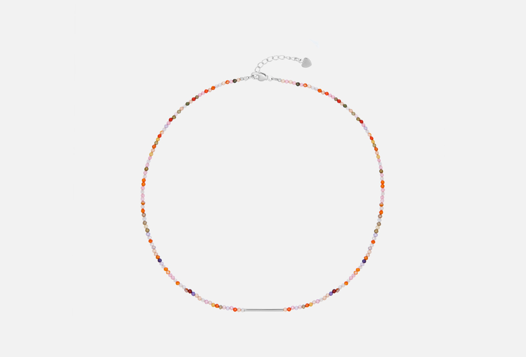 Изображение товара Чокер MORZA из циркона с палочкой серебристый