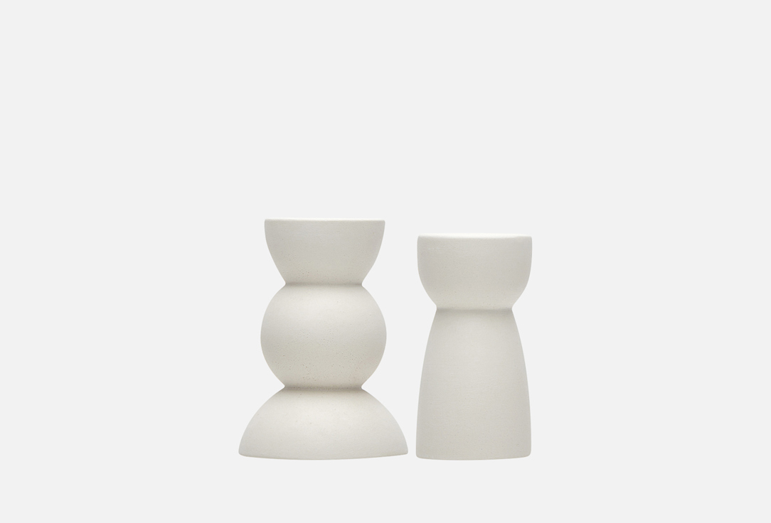 Изображение товара Подсвечники для столовых свечей RokkyHome Геометрия