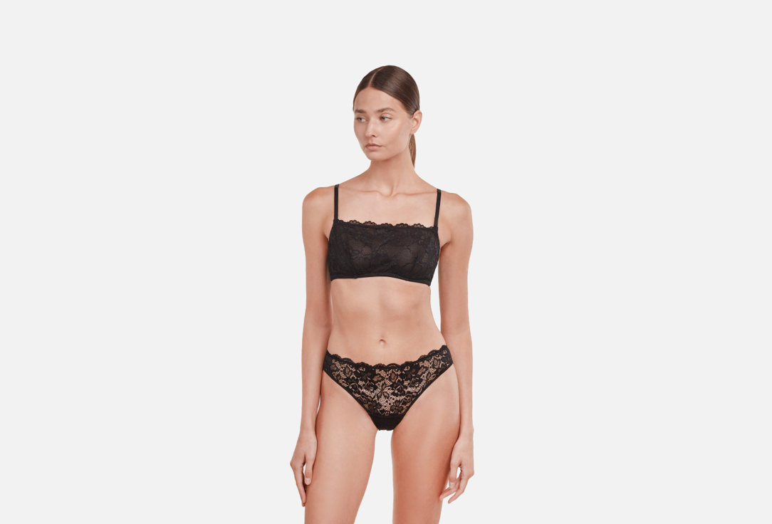 Infinity Lingerie Бюстгальтер Bralette Prew Черный р.70A