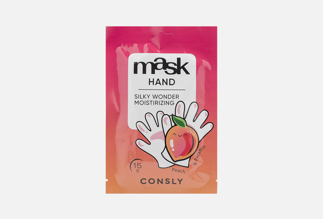 Изображение товара Маска для рук CONSLY Silky Wonder Peach and Paraffin Moisturizing