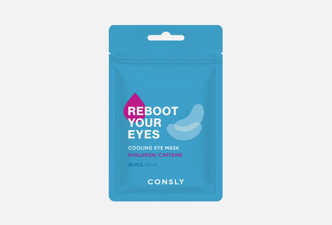 Изображение товара патчи для глаз CONSLY Hyaluronic Acid & Caffeine Cooling
