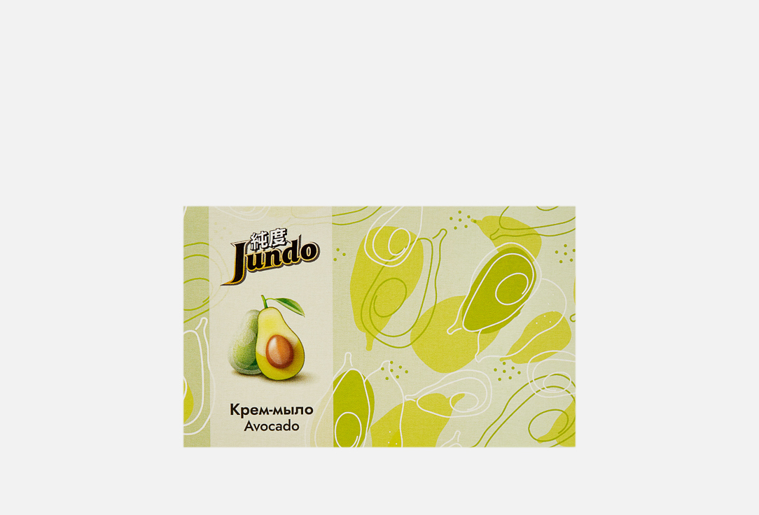 Изображение товара Крем-мыло JUNDO с ароматом авокадо для нежного ухода и увлажнения 100 г