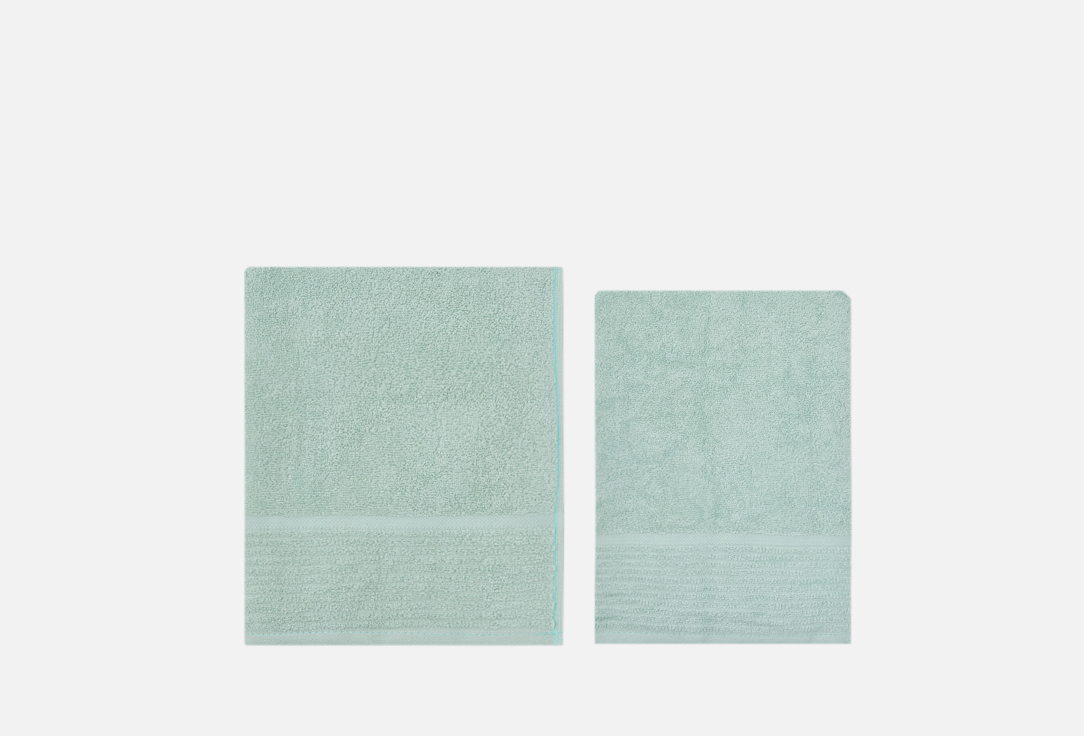 

Набор полотенец COMFORT LIFE, Зеленый, Selena, olive, 70х140, 50х90 2 шт