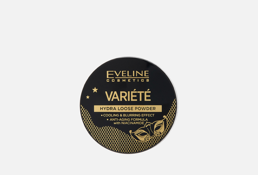 Увлажняющая пудра для лица EVELINE VARIETE  MOISTURIZING LOOSE POWDER WITH NIACINAMIDE 5 г