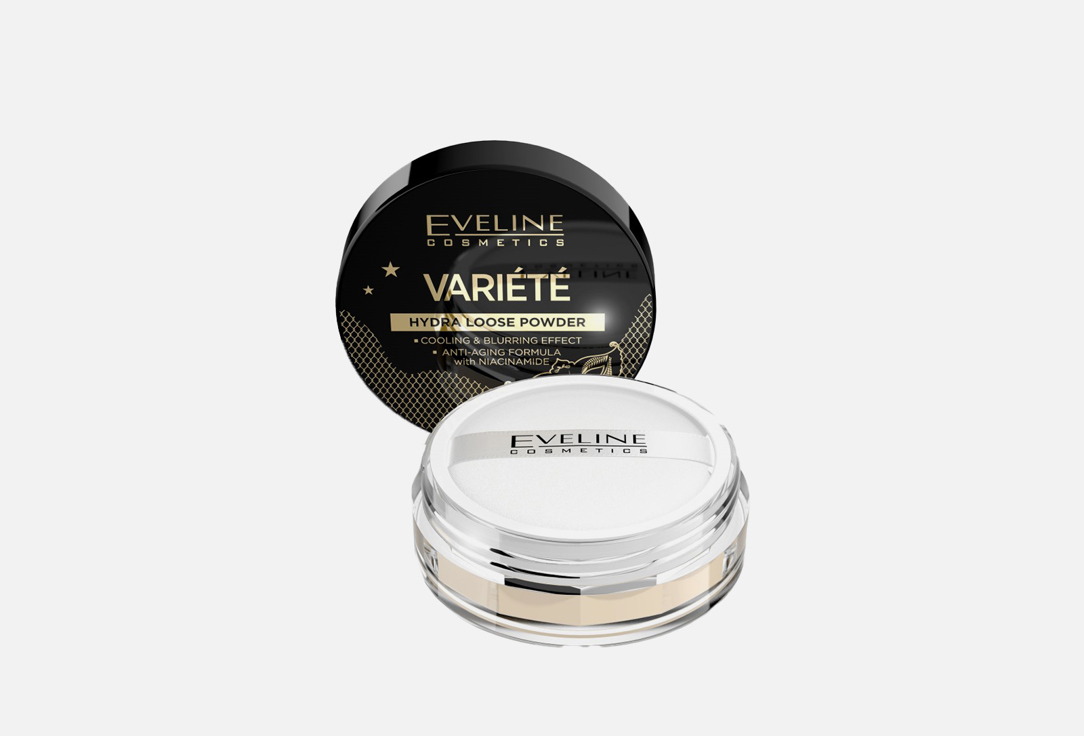 Увлажняющая пудра для лица EVELINE VARIETE  MOISTURIZING LOOSE POWDER WITH NIACINAMIDE 5 г