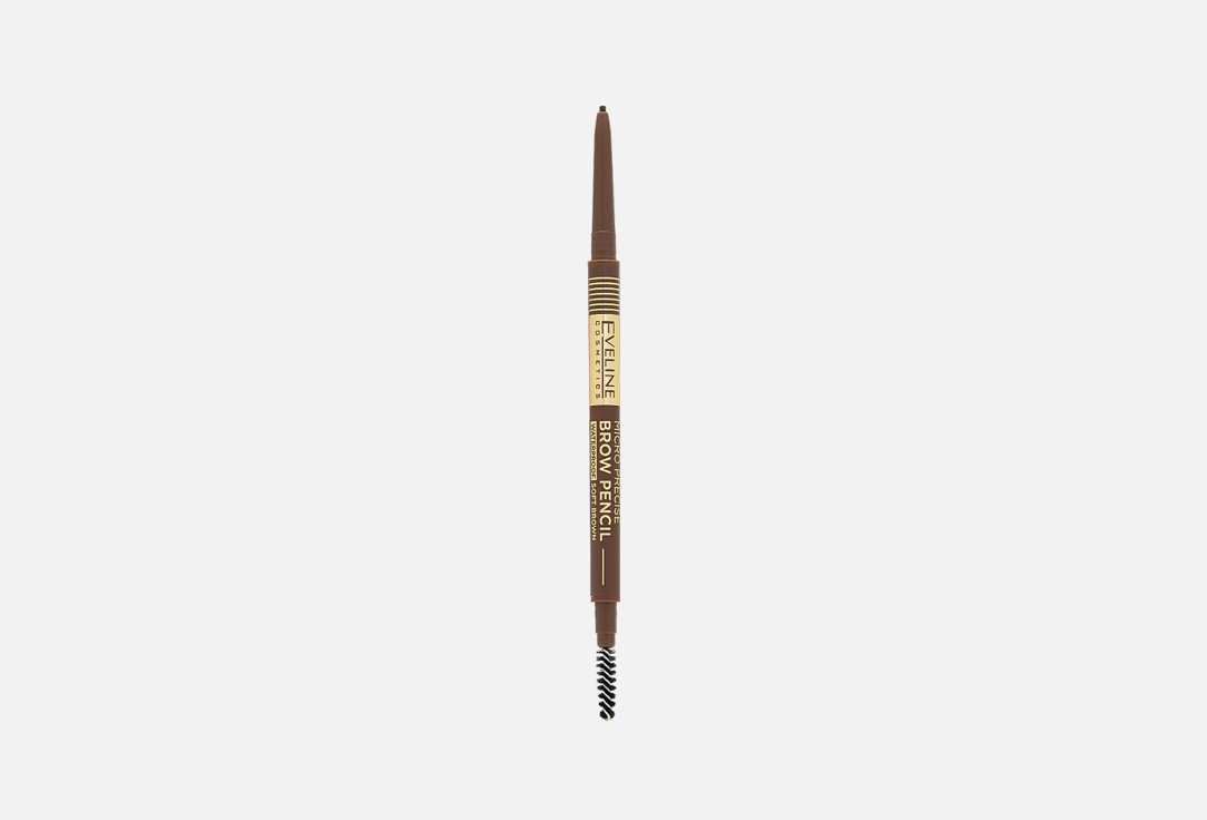 Изображение товара Карандаш для бровей Eveline MICRO PRECISE WATERPROOF EYEBROW PENCIL профессиональный водостойкий ул