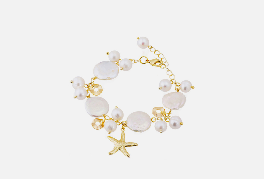Изображение товара Браслет Alerie-Accessories Maldives из натурального жемчуга с подвеской Морская звезда