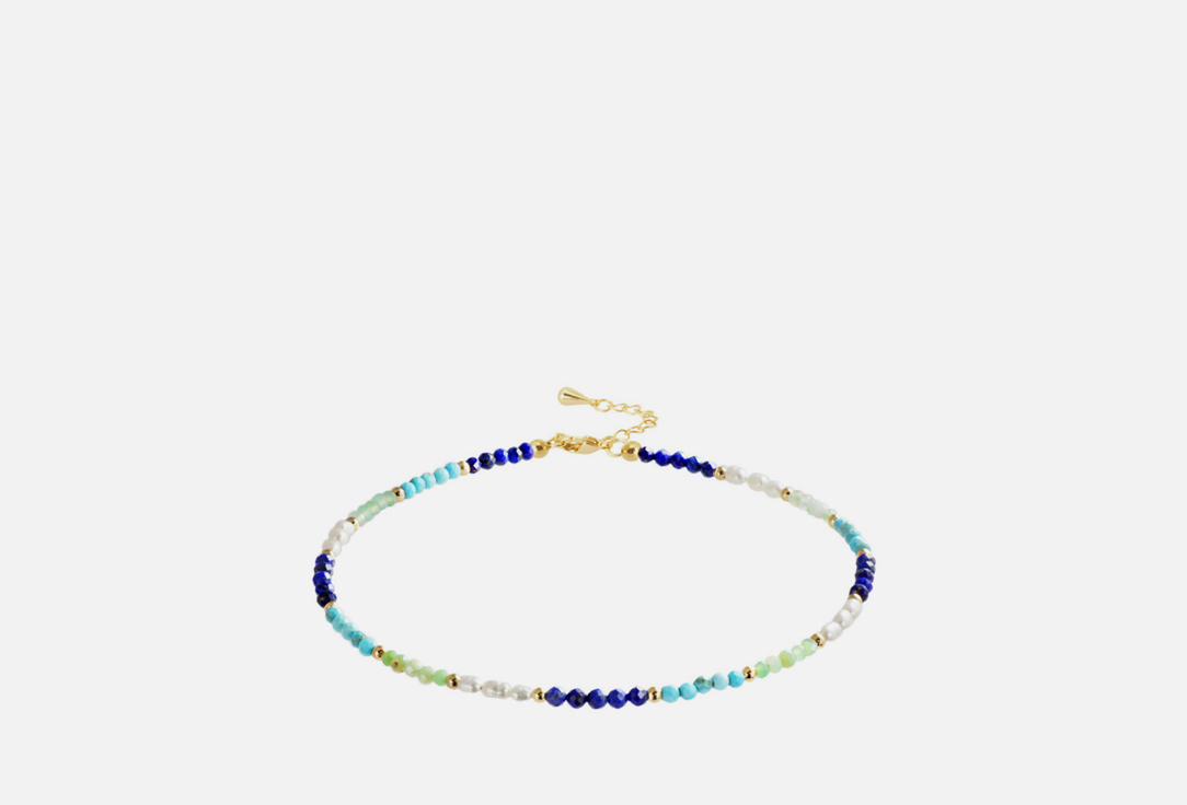 Изображение товара Браслет на ногу Alerie-Accessories из жемчуга и натуральных камней