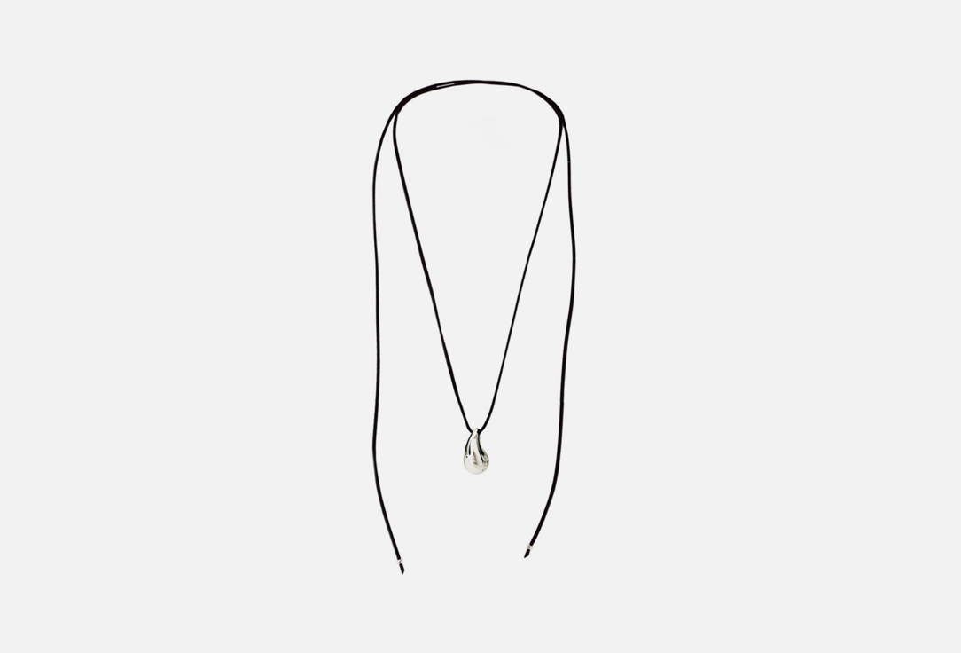 Изображение товара Колье Alerie-Accessories Cord Drop с подвеской-каплей на замшевом шнуре