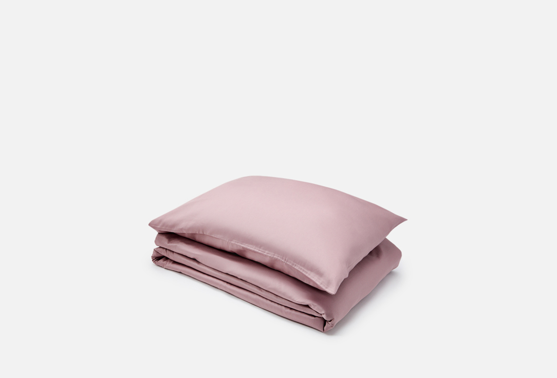 Изображение товара Комплект постельного белья TAYU Mauve евро из 100% хлопка сатин люкс