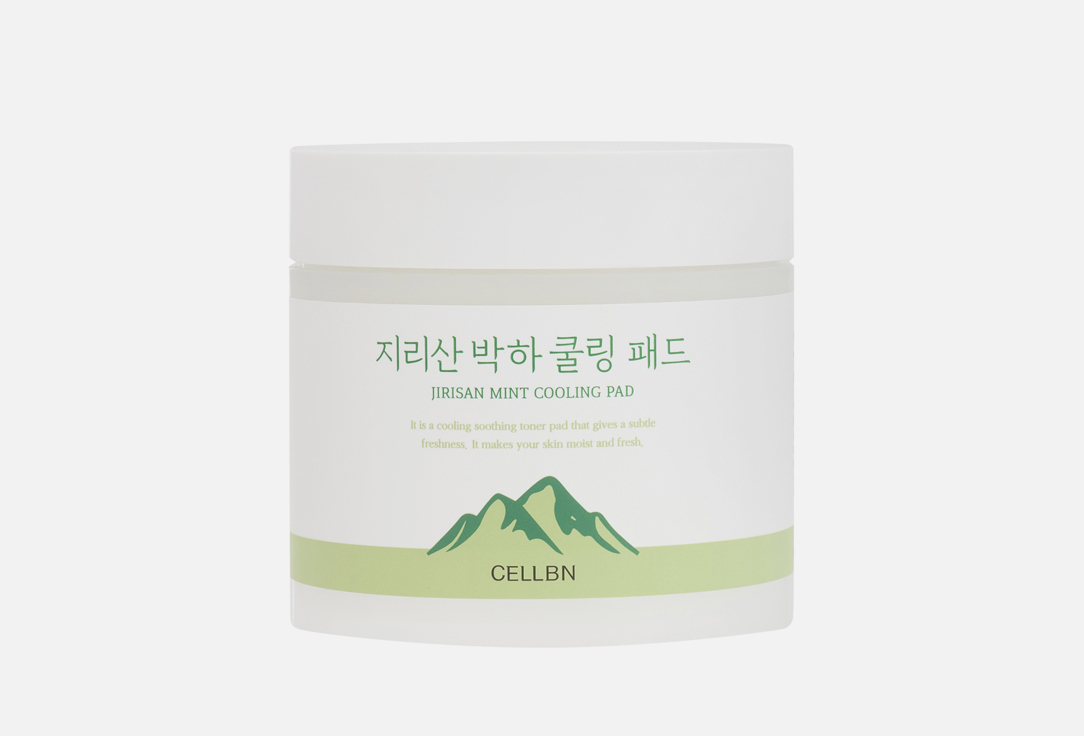 Охлаждающие диски для лица CELLBN JIRISAN MINT 180 мл