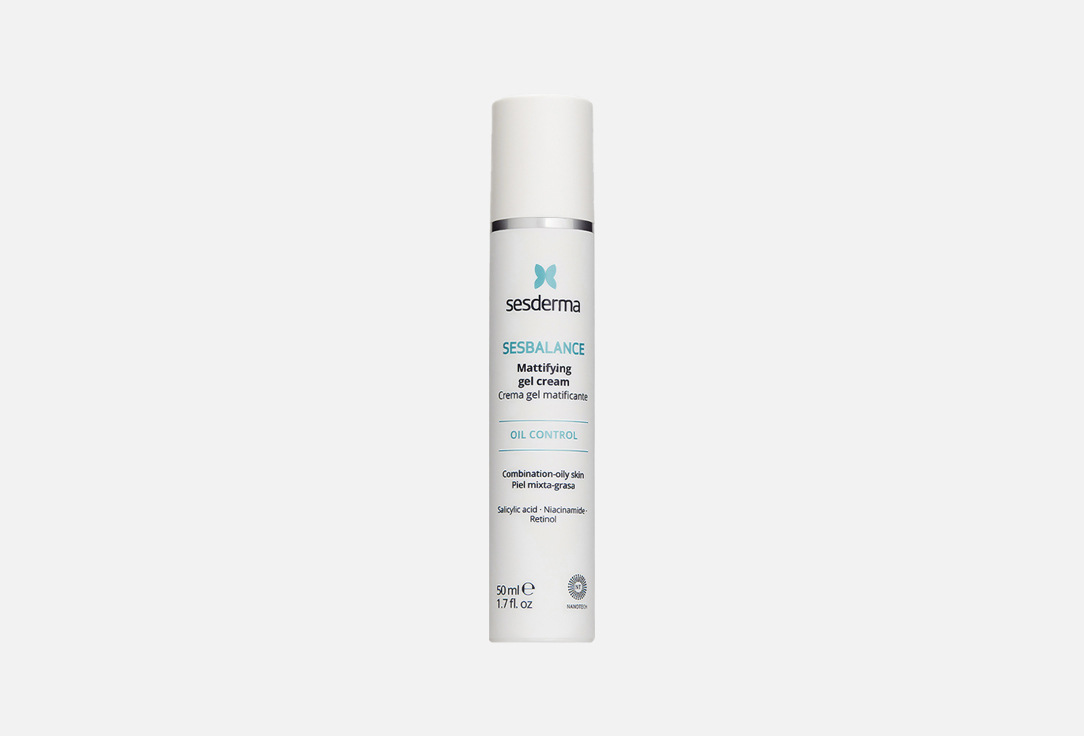Крем-гель себорегулирующий для лица SESDERMA SESBALANCE Sebum-regulating gel cream 50 мл