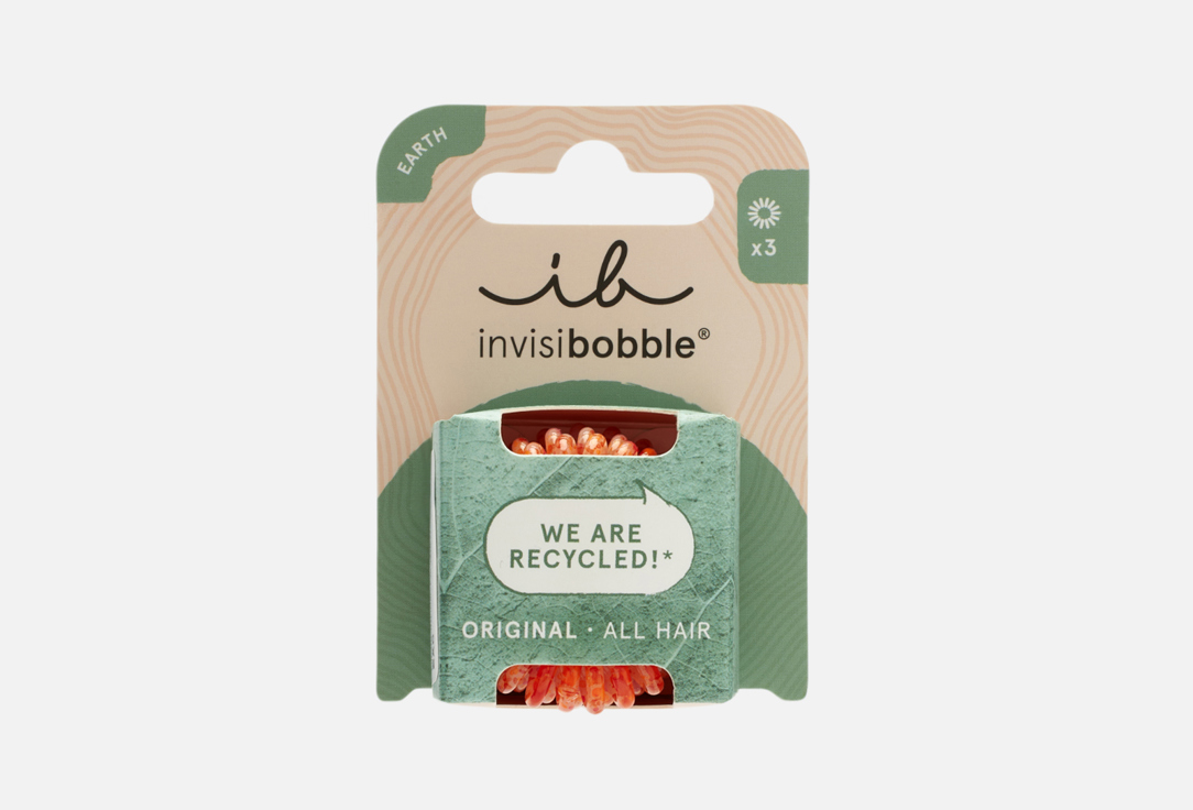 Изображение товара Резинка-браслет для волос invisibobble ORIGINAL EARTH Save it or Waste it экологичная