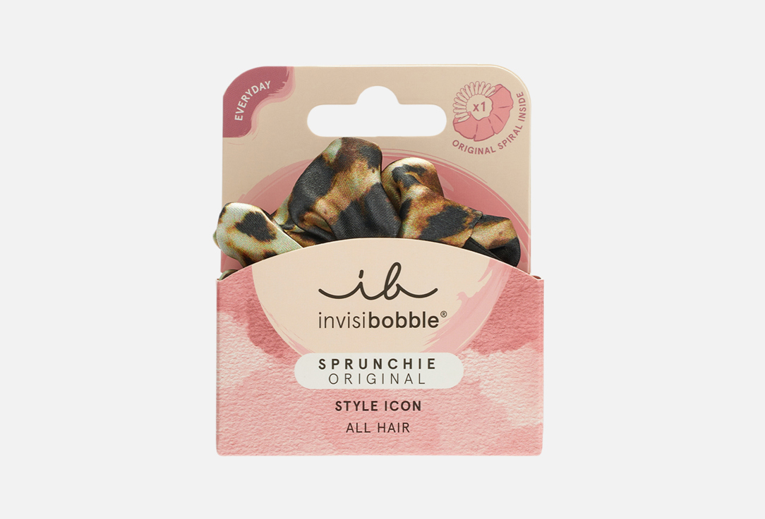 Изображение товара Резинка-браслет для волос Invisibobble SPRUNCHIE Magnificent Leo леопардовый принт
