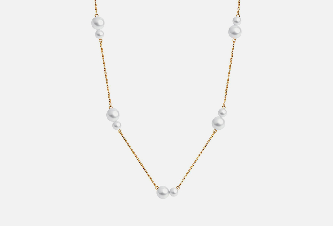 Изображение товара Красное золото колье с жемчугом 585 пробы для женщин SOKOLOV