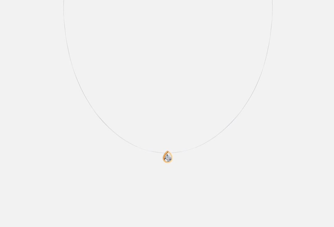 Изображение товара Золотое колье с фианитом 585 пробы для женщин от SOKOLOV