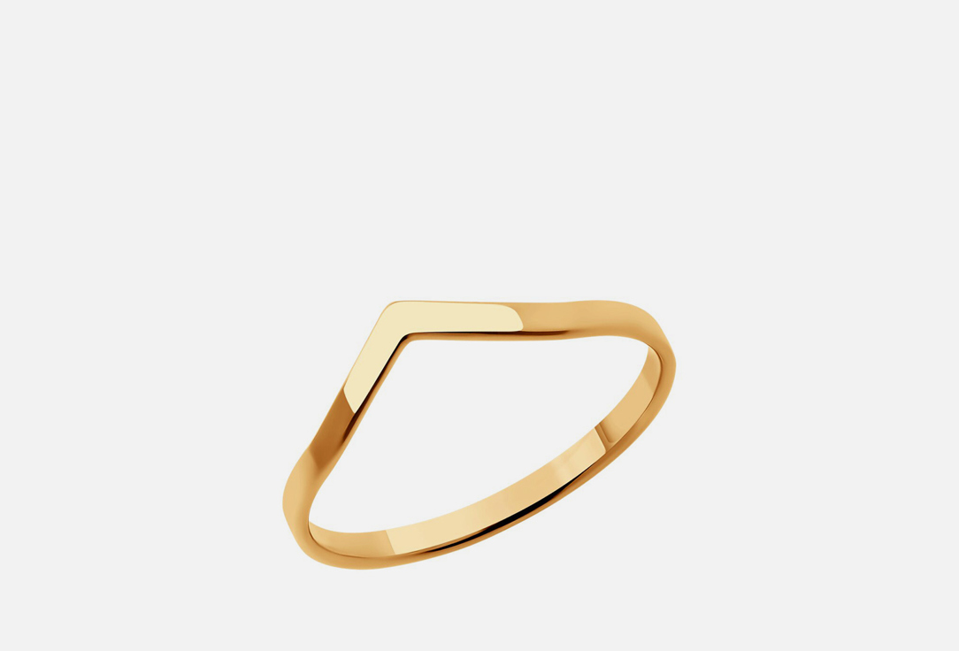 Изображение товара Золотое кольцо SOKOLOV без вставки проба 585 для женщин