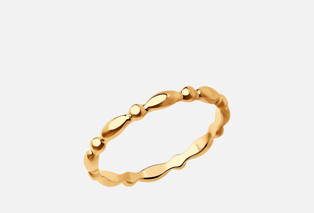 Изображение товара Красное золотое кольцо 585 пробы для женщин от SOKOLOV без вставки