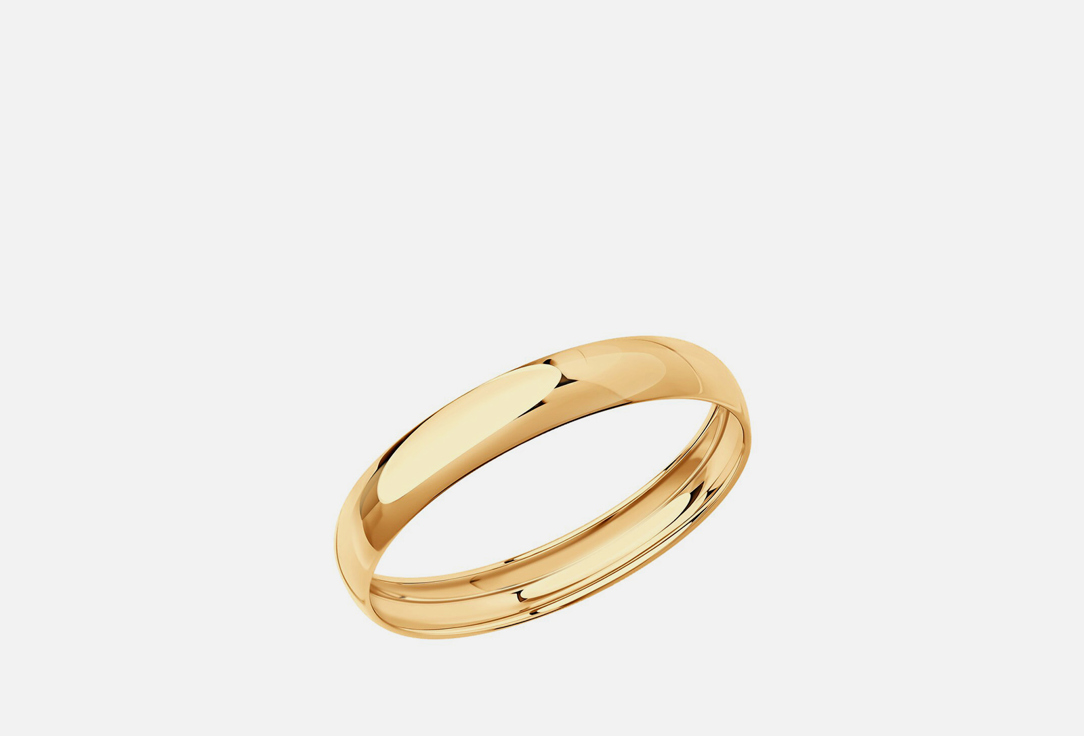 Изображение товара Обручальное кольцо из красного золота SOKOLOV без вставки 585 пробы